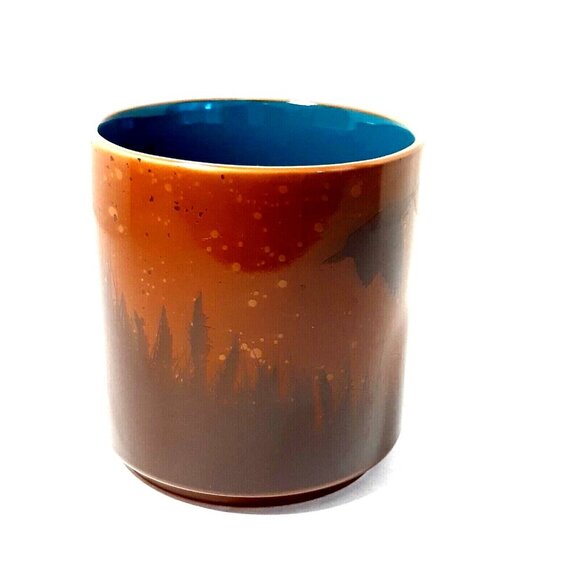 Tim Hortons 2017 Limited Edition Flying Geese Coffee Cup Mug 017 Brown 16 oz - Picture 4 of 6